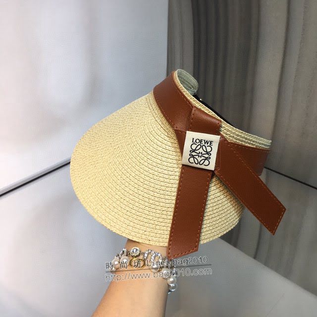LOEWE新品女士帽子 羅意威可折疊空頂帽  mm1505